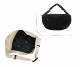 Large Capacity Corduroy Crossbody