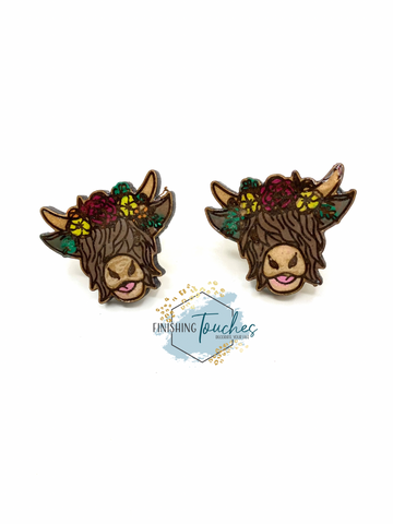 Fluffy Cow Studs